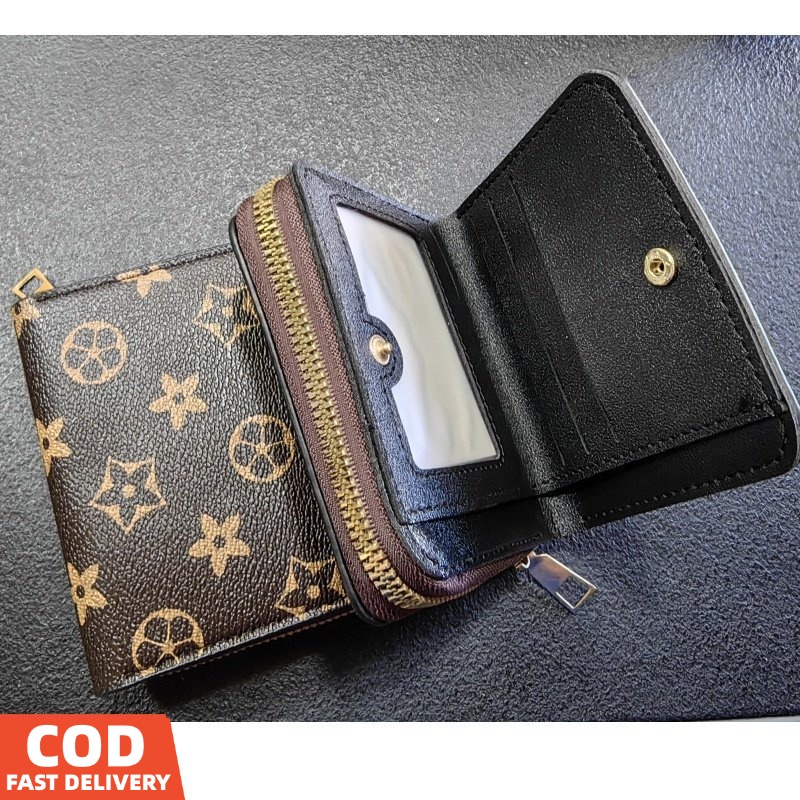Korean Wallet Ladies Cute Short Wallet For Woman With Card Holder Coin