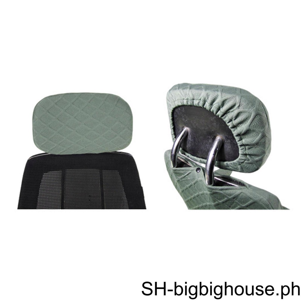 Polyester Office Chair Head Pillow Covers Stretch Fitted Removable Gray Shopee Philippines