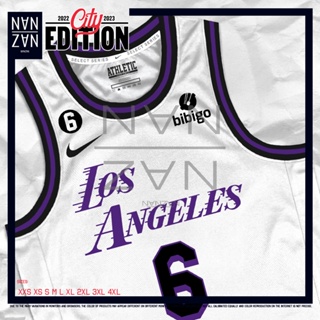 Los Angeles Lakers Lebron James 2021-22 City Edition Purple Jersey Full  Sublimation