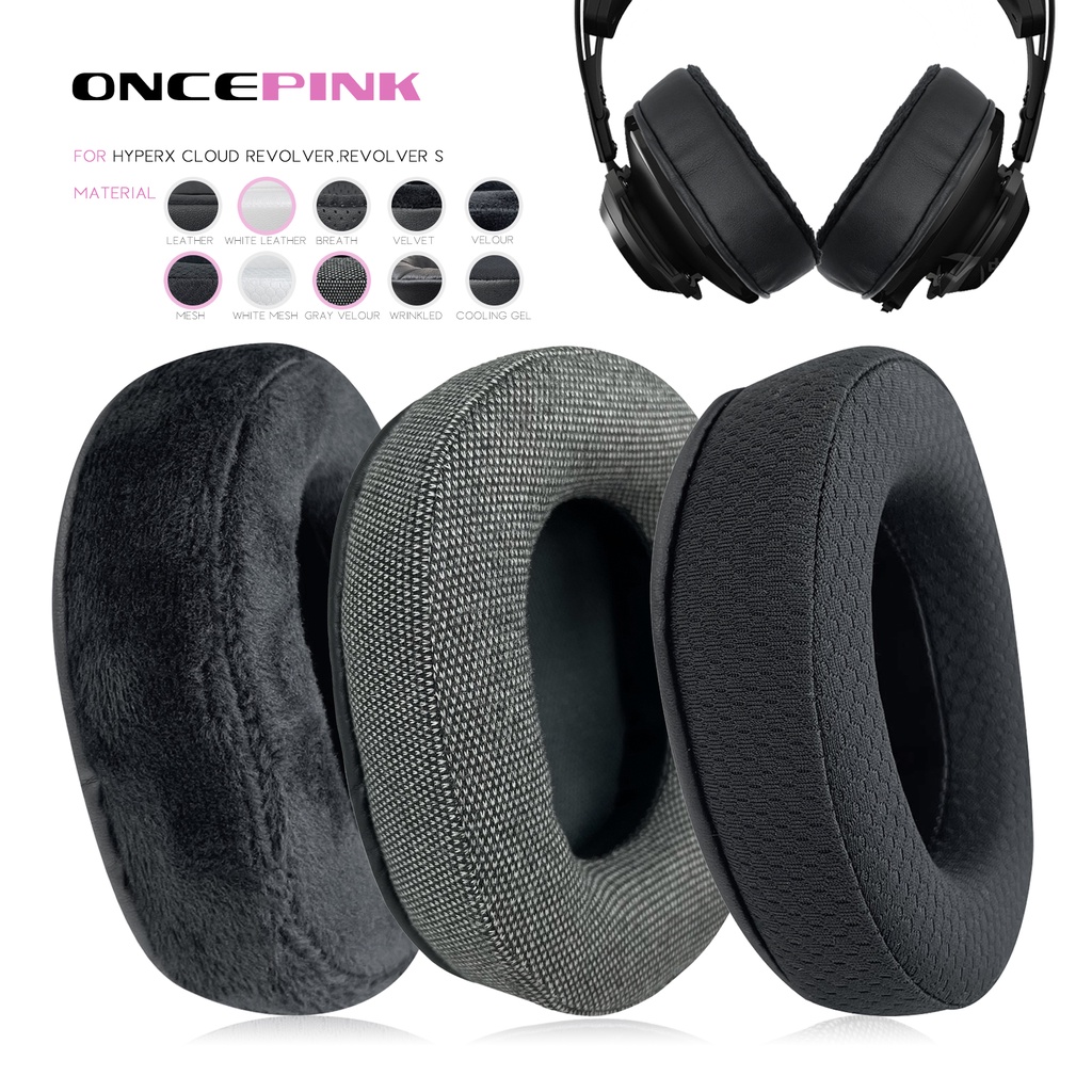 Oncepink Replacement Ear Pads for HyperX Cloud Revolver,Revolver S
