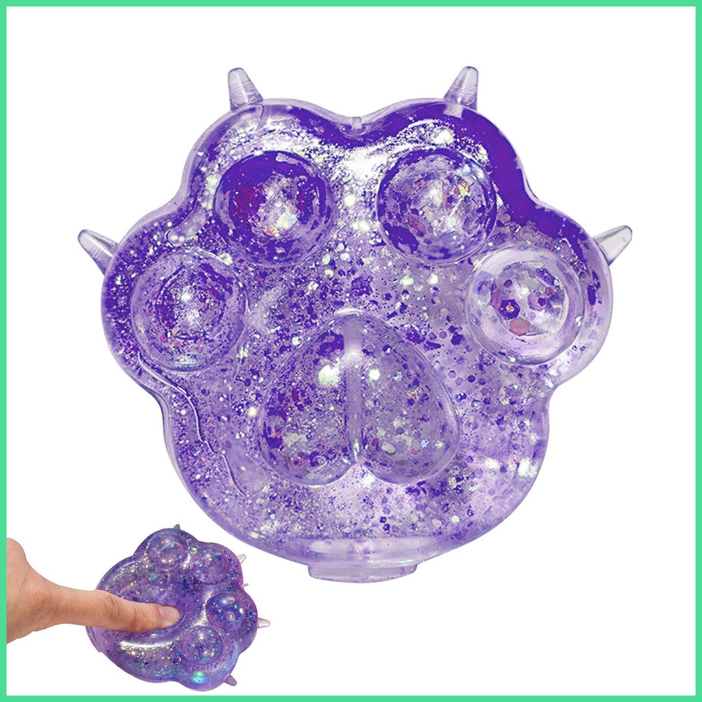 Squeeze Cat Paw Toys Cat Paw Vent Stretchy Squeeze Toy Waterproof Cat