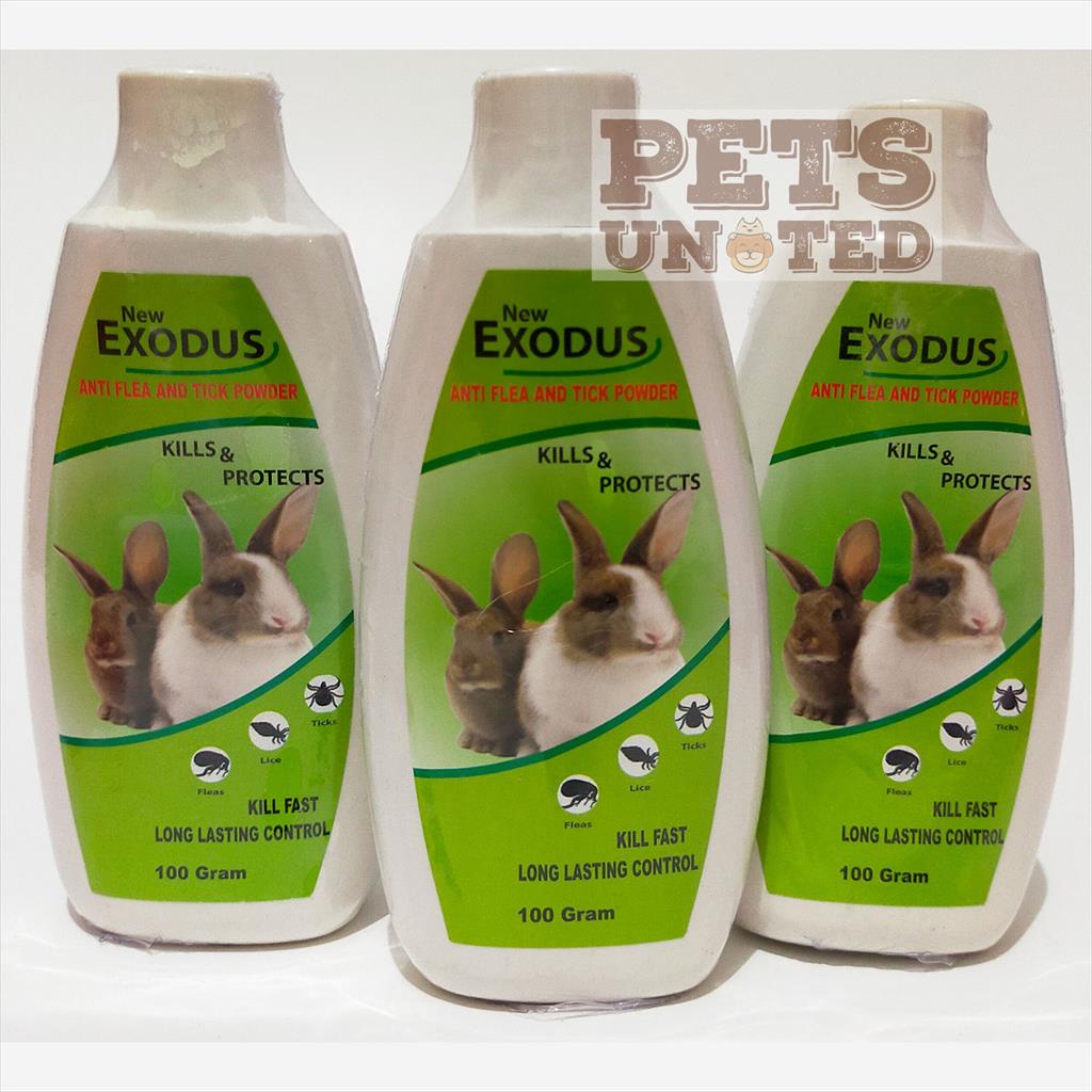 Exodus Rabbit Flea & Tick Rabbit Powder Flea Powder Anti Flea Powder