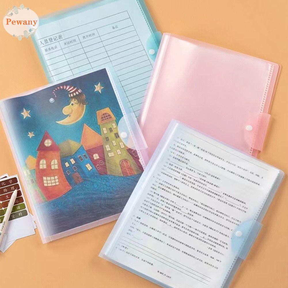 PEWANYZZ A3 Paper File Folder, Transparent Highcapacity Sketch Paper