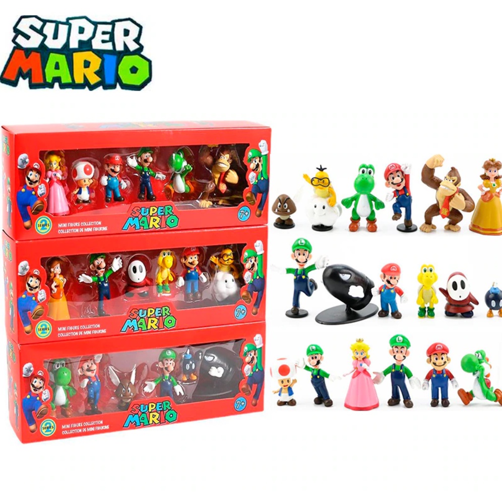 6in1 super mario hand toy collectible toy Shopee Philippines