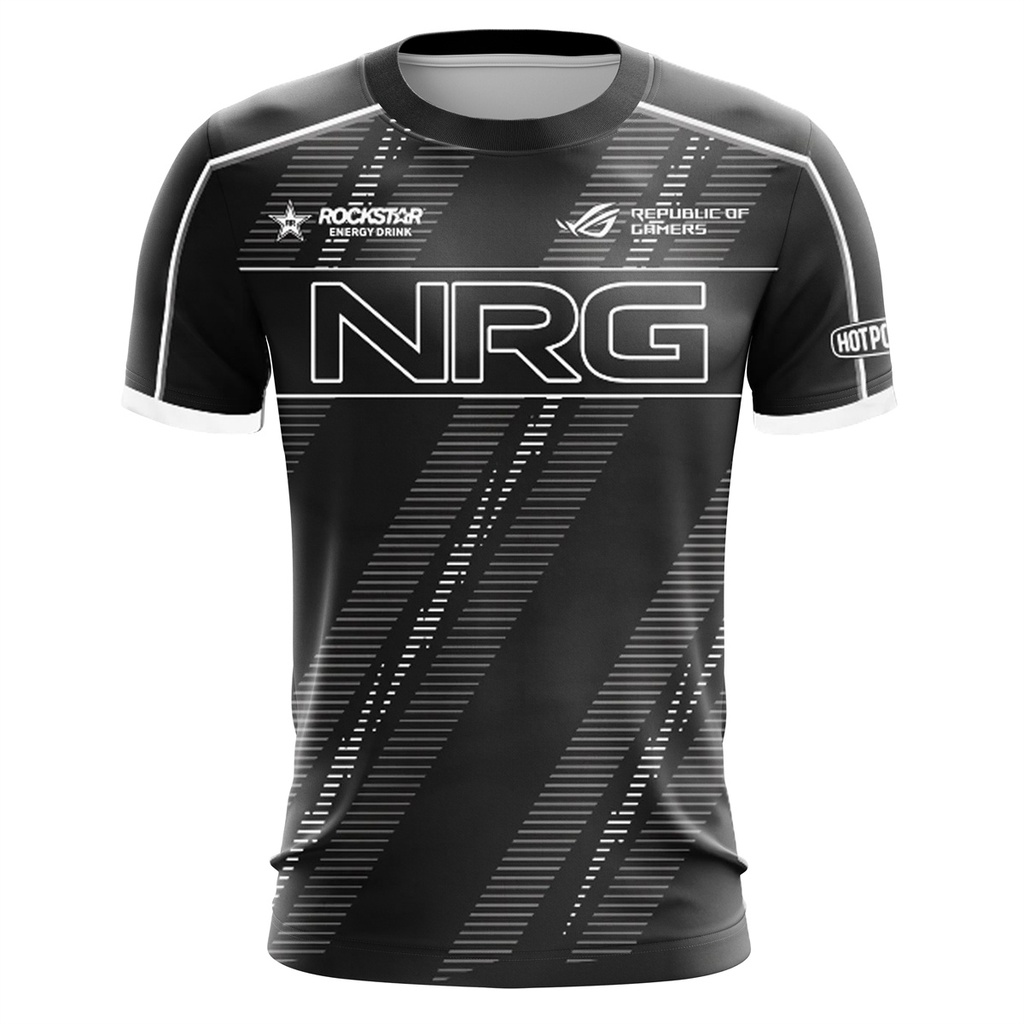 NRG Esports Valorant Team DISTORTION Jersey Men Fans Uniform Game Tee ...