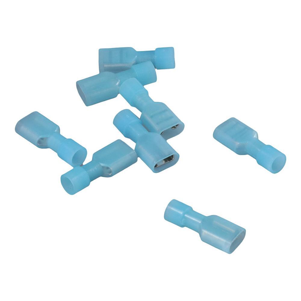 EMILEE 100Pcs Spade Wire Connectors, FMDFN2-250 Nylon Fully Insulated ...