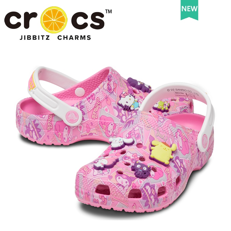 Hello kitty crocs toddler clearance