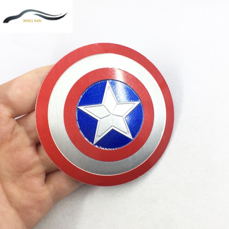 Xinfan6688 1 X Aluminum Marvel Hero Avengers Captain America Shield Car ...