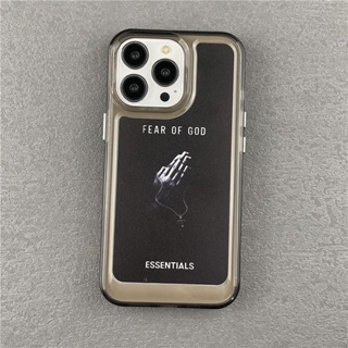 FEAR OF GOD ESSENTIALS case iphone 14 11 13 12 X XS Pro Max XR