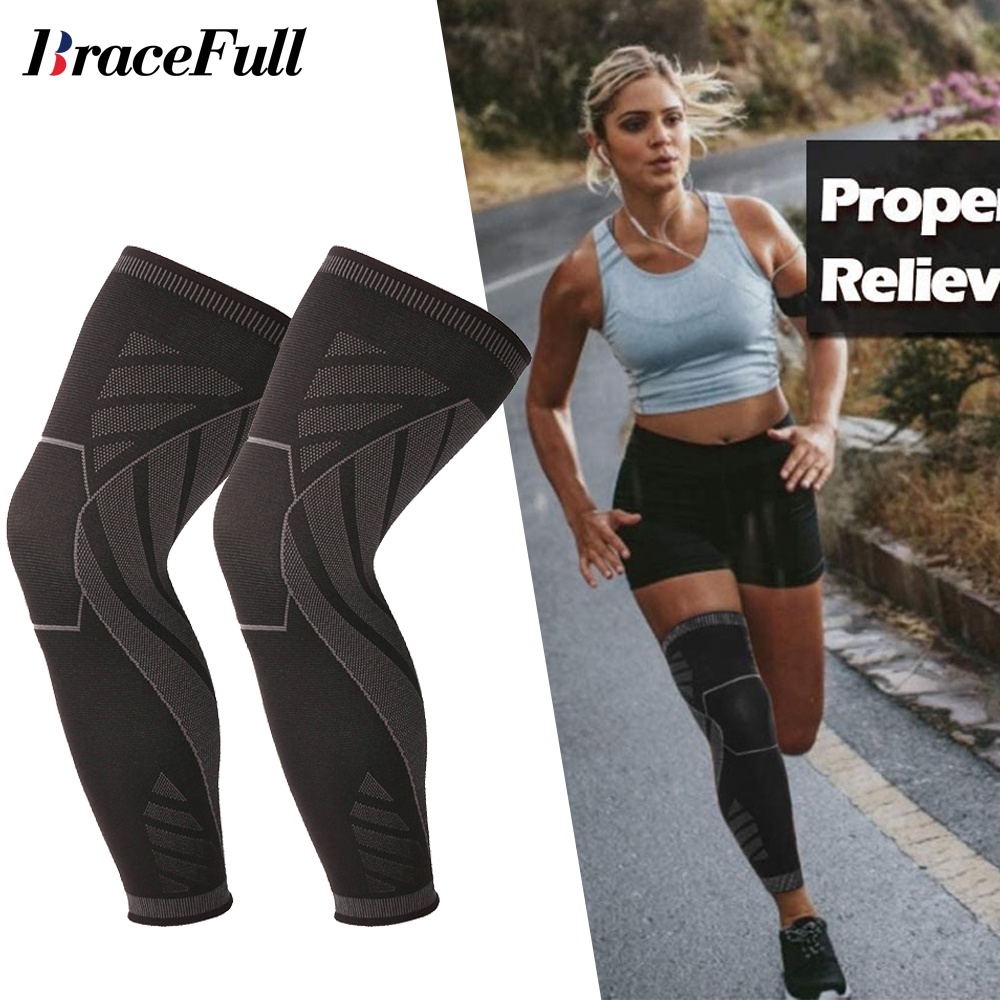 1Pcs Full Leg Compression Sleeves Long Leg Sleeves Knee Support Protect