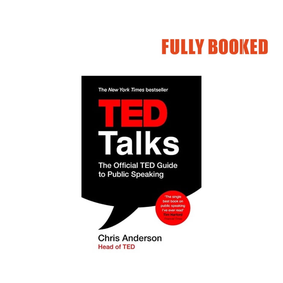 Ted Talks The Official Ted Guide To Public Speaking Paperback By Chris Anderson Shopee