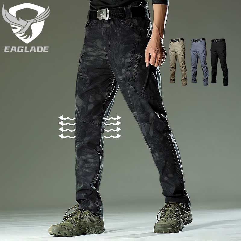 EAGLADE Tactical Cargo Pants For Men IX9Stretch In Python Waterproof ...