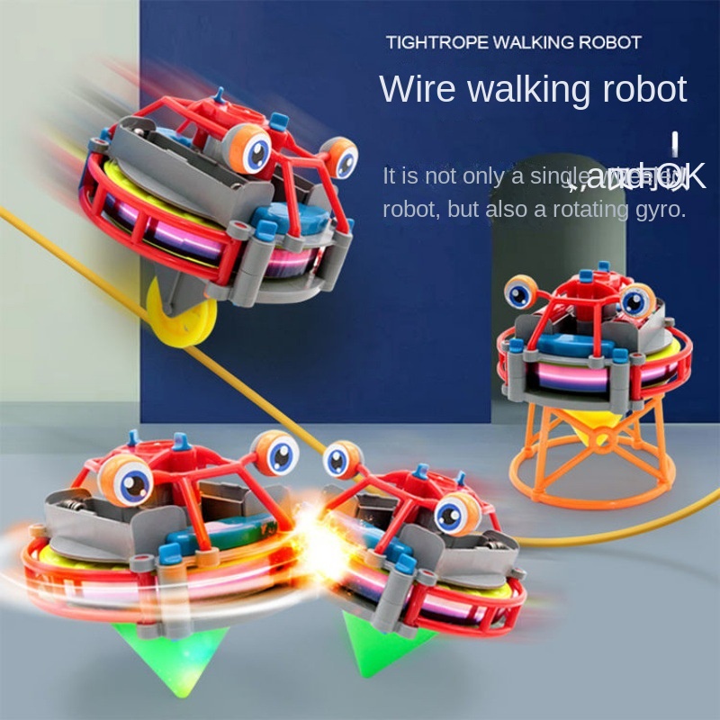 Children's spinning top toys/technical tumbler/unicycle walking wire ...