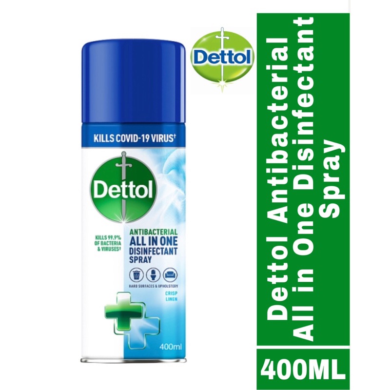 Dettol Antibacterial All In One Disinfectant Spray 400ml Shopee Philippines 7718