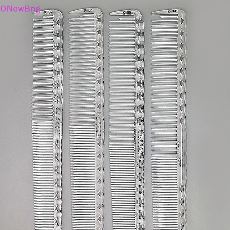 ONew 1pc Transparent Laser Scale Hair Comb Professional Hairdressing