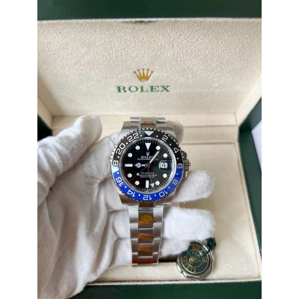 Visual N FactoryERRolex GMT II Series Batman Automatic Watch Size 40mm ...