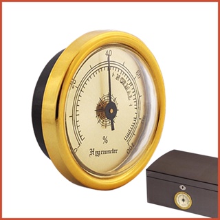 Cigar Hygrometer, Analog Cigar Humidor Hygrometer, Mechanical Round  Hygrometer Humidity Gauge