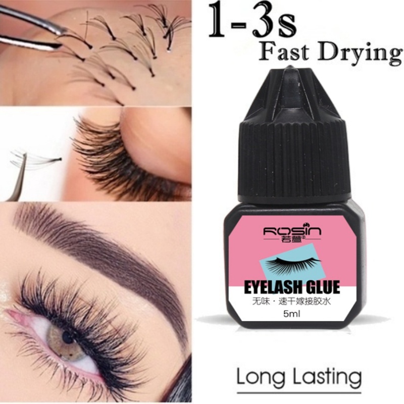 5ml Grafting Eyelashes Extensions Glue 13 Seconds Fast Drying Black