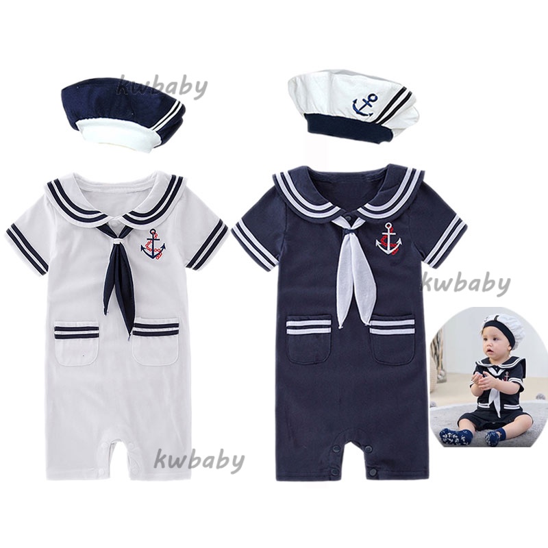Adult Onesies For Men Men's Sailor Collar Onesie - Cotton Bodysuit