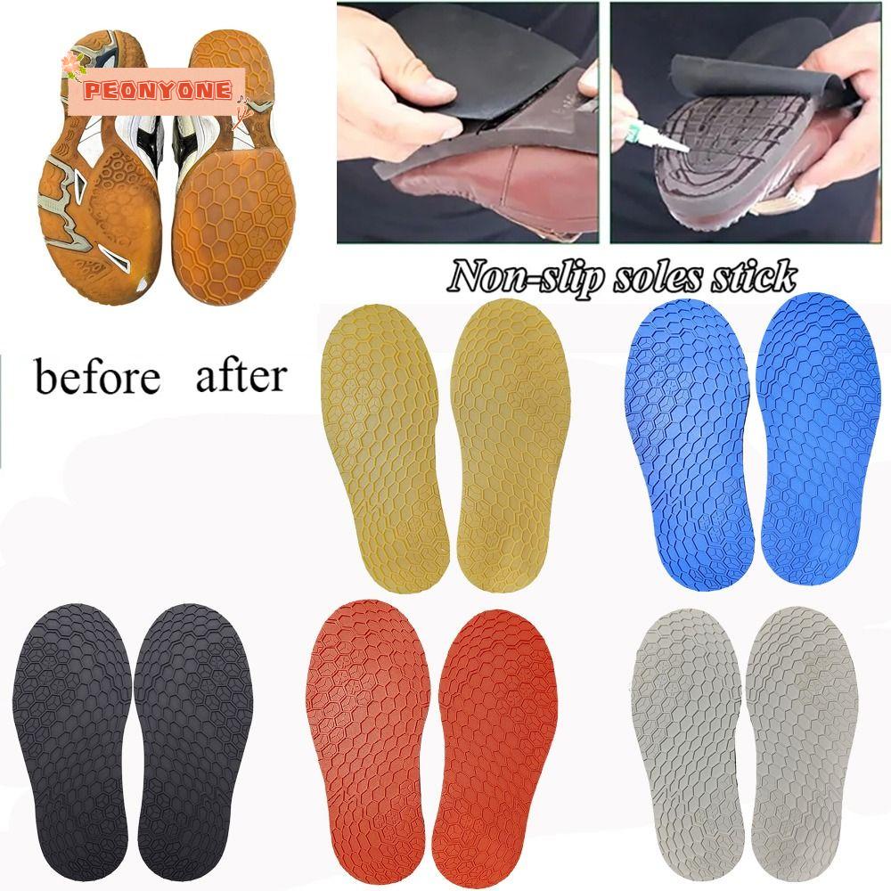  Shoe Rubber Sole Repair, Full Soles Shoe Repair Supplies,  Non-Slip, Black, 1 Pair : Clothing, Shoes & Jewelry