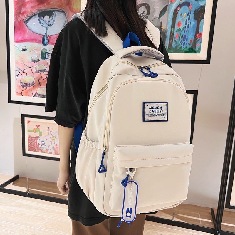 Japanese Nylon Backpacks for Men Women Korean Fashion Student Schoolbag ...