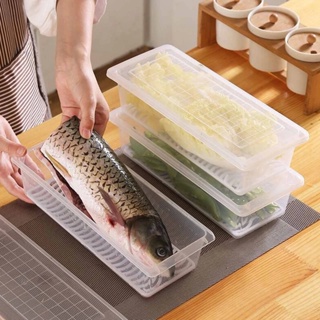 1pc Household Kitchen Restaurant Food Fruit Vegetable Dried Fruit Sealed  Preservation Box Storage Freezer Container