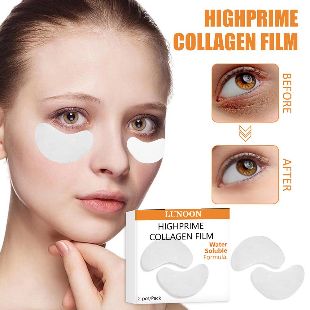 1Pair Collagen Soluble Eye Film Water Soluble Eye Mask Eye Care Eye