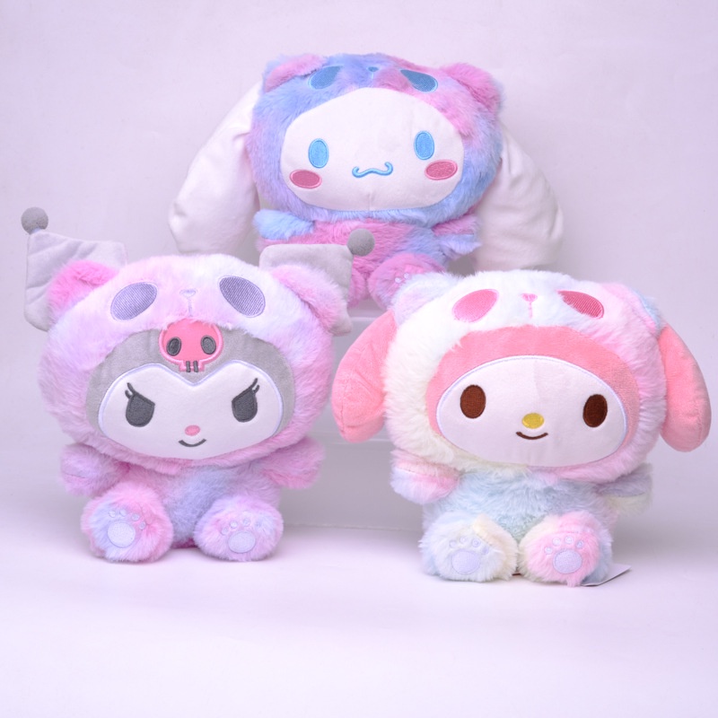 23CM Kawaii Sanrio Magic Series Plush Toy Kuromi My Melody Cinnamoroll ...