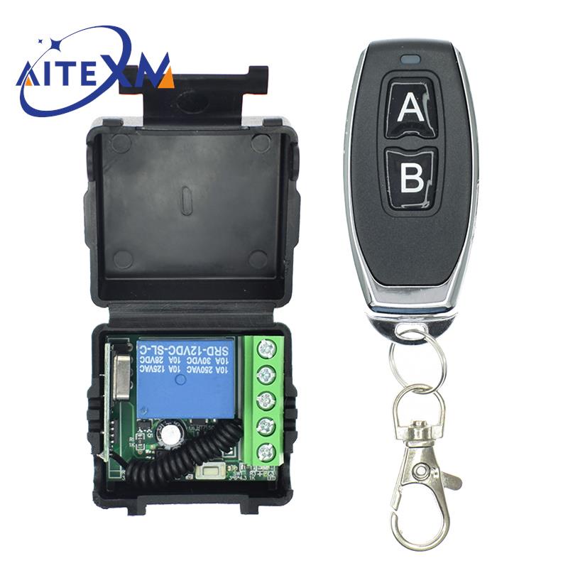 RF Transmitter 433 Mhz Remote Controls with Wireless Remote Control ...