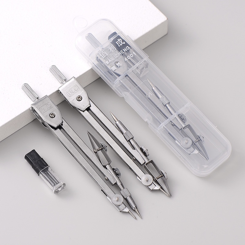 1Pc Simplified Compass Standard Engineering Drawing Tool, Drawing Metal