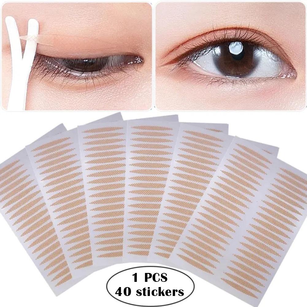 Mesh Lace Double Eyelid Stickers Natural Invisibility LongLasting