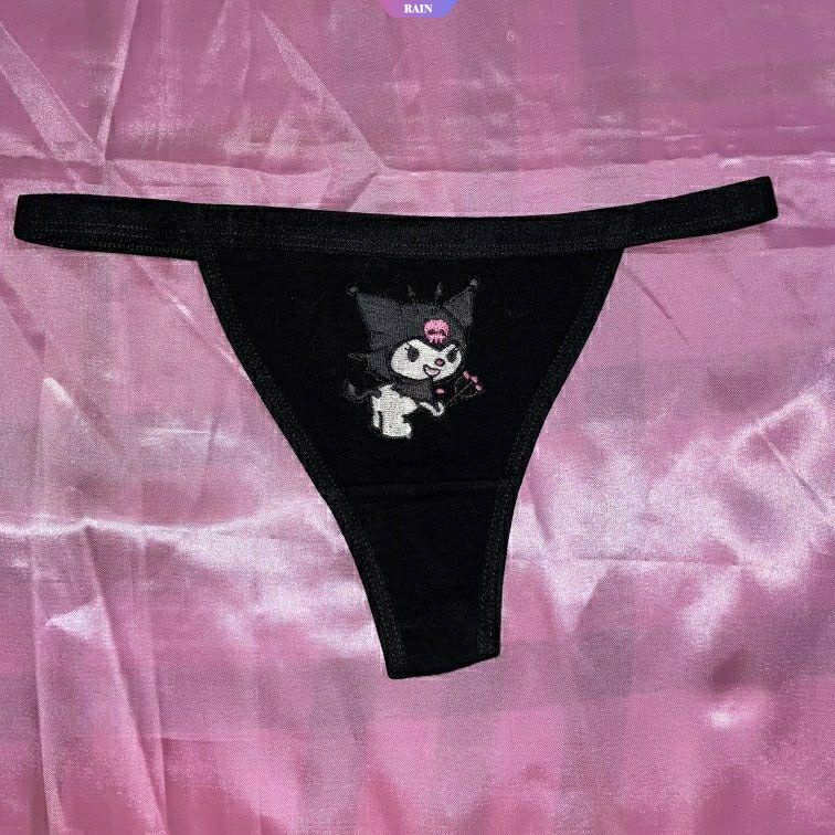 New Women's Panties Summer Cotton Kuromi Embroidered Youth Sports ...