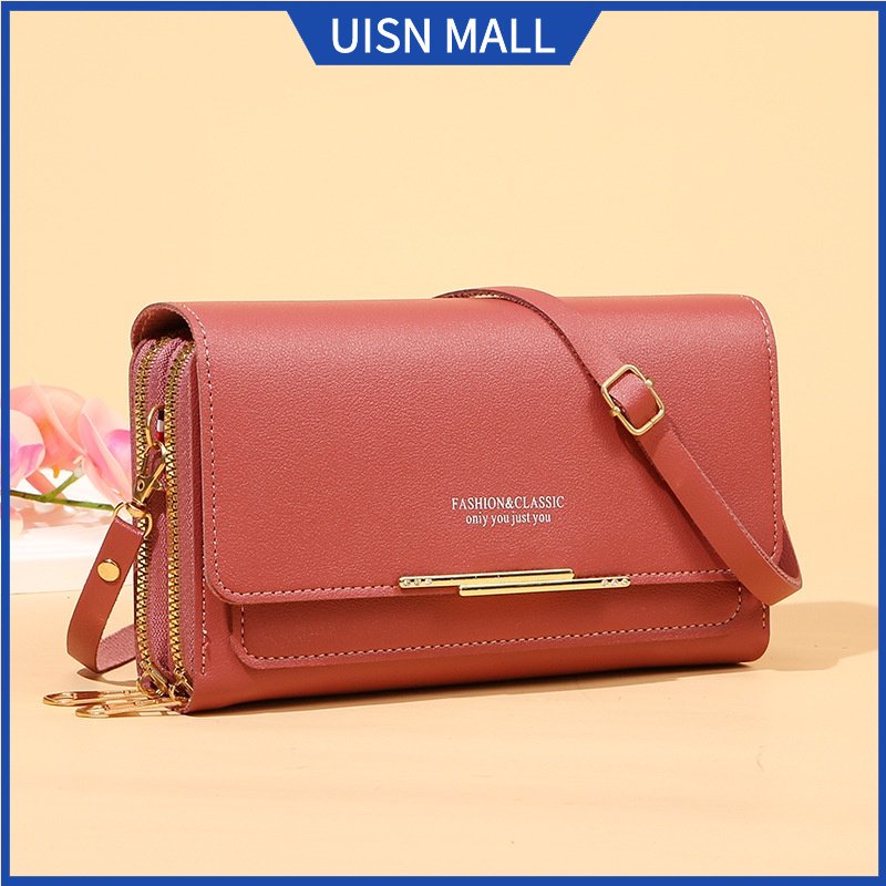 UISN 6090 Women's wallet simple diagonal bag Korean style fashion