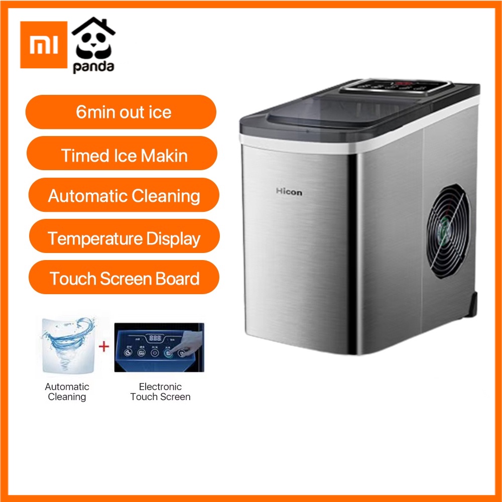 Hicon New Upgrade Ice Maker HZB16AT Machine Automatic Household Touch