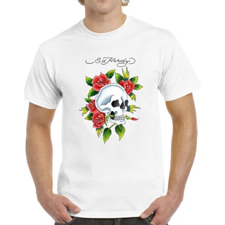 Luxury Blue Rose Skull Men's T-shirt – 1848attire