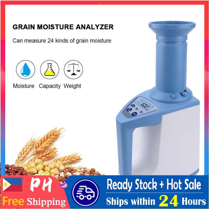 Grain Moisture Meter Humidity Analyzer Corn Rice Wheat Moisture Tester ...