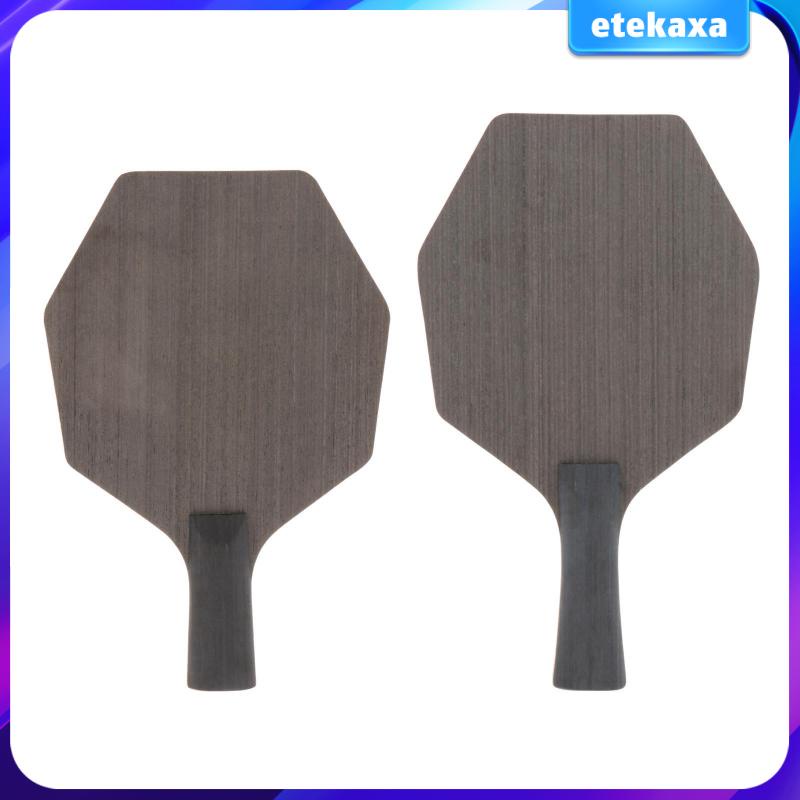 [Etekaxa] Table Tennis Blade Pong Racket Wooden Hexagon Hand Grip