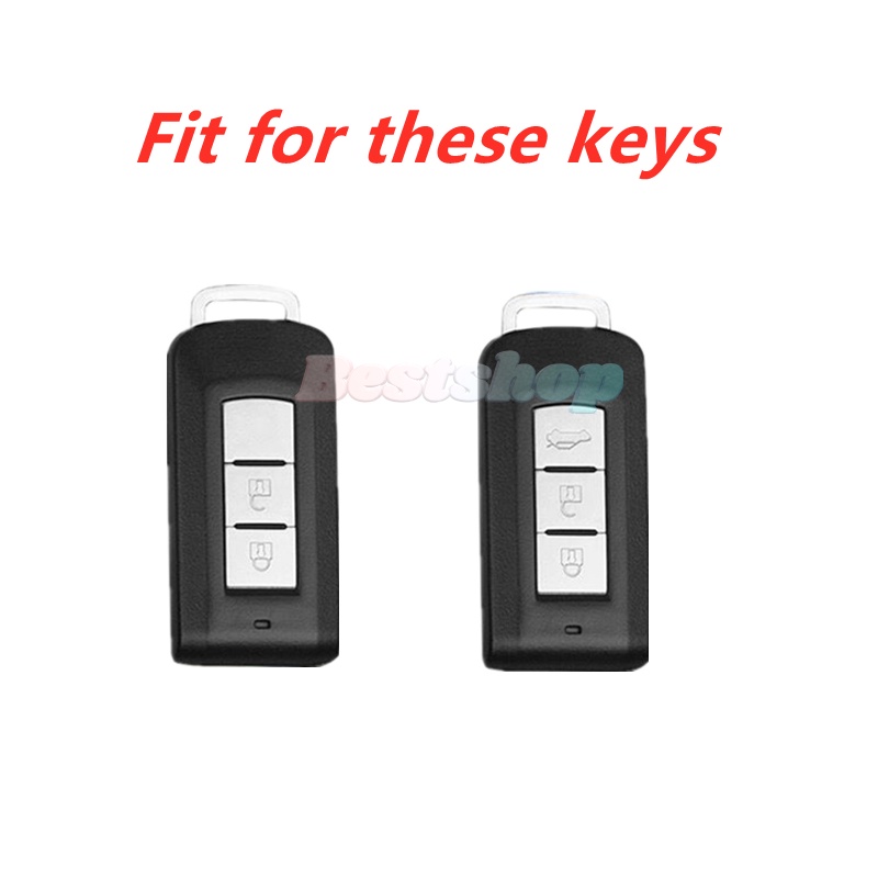 Leather Car Key Case Cover For Mitsubishi expander X PANDER ULTIMATE ...