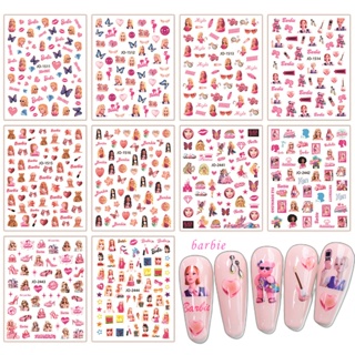 Disney Mickey Mouse Cartoon Nail Art Stickers Nail Art Decoration 3D Anime  Character Nail Decals Stickers Nail Art Accessories