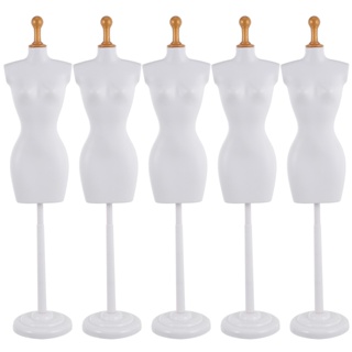 Adjustable Dress Form Mannequin - 6pcs Doll Clothes Mannequin