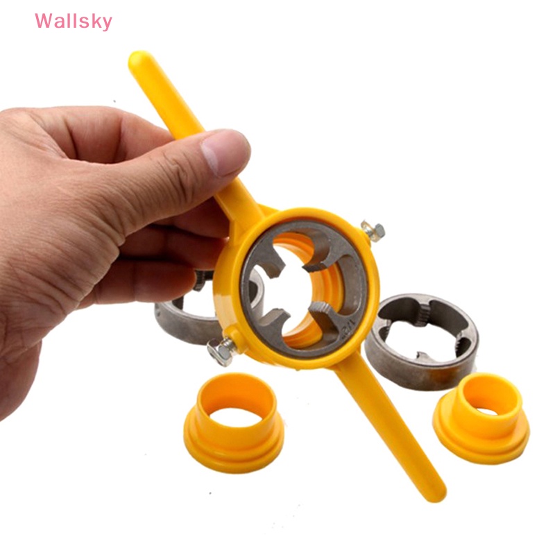 Wallsky> 6pcs Professional Manual Pipe Threader Powerful 1/2 3/4 1 Inch