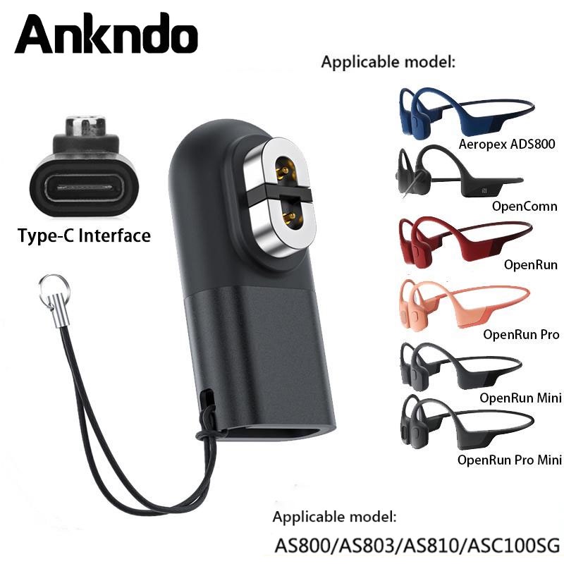 Ankndo Typec Charging Adapter Bone Conduction Headphones