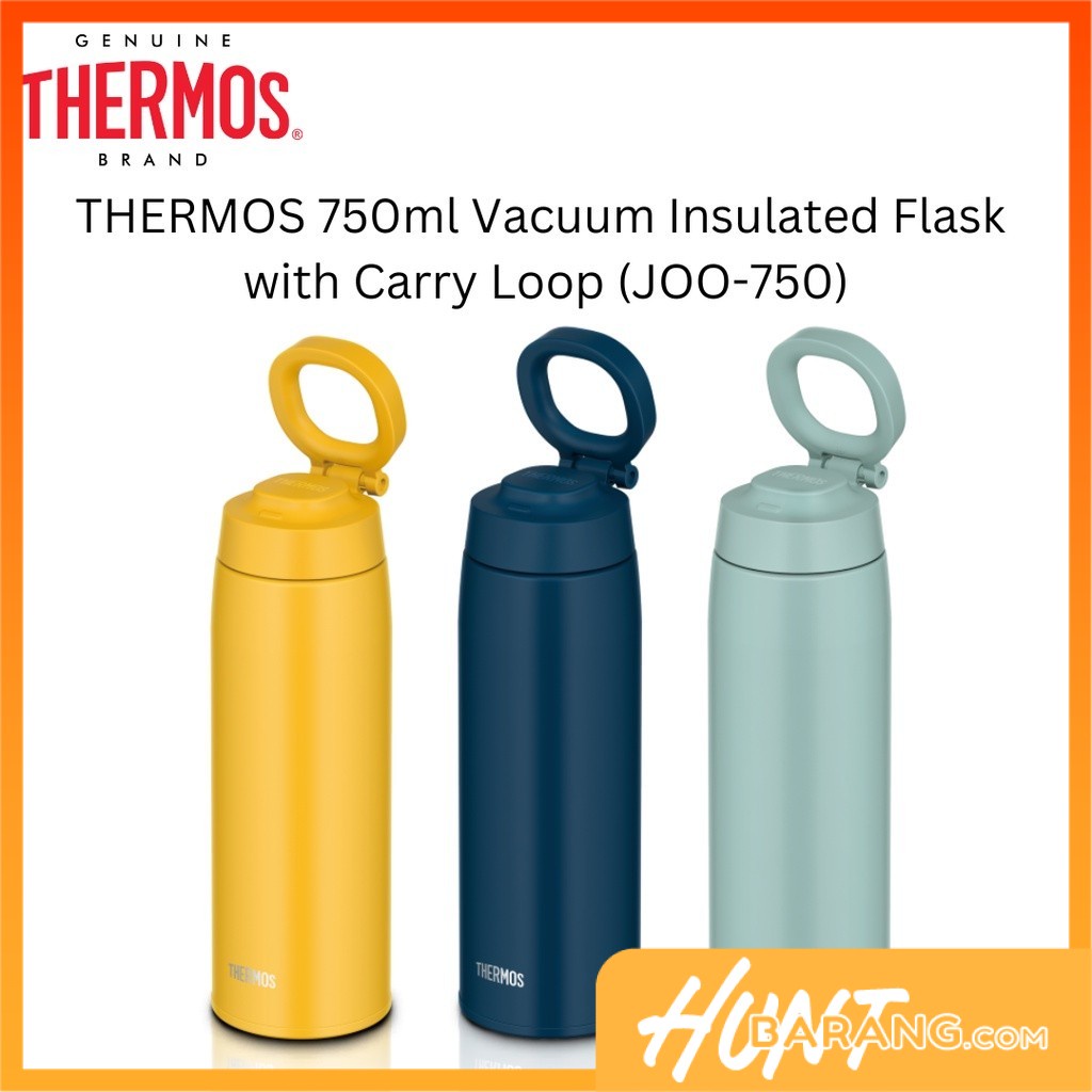 THERMOS 750ml Vacuum Insulated Flask with Carry Loop (JOO-750) | Shopee ...