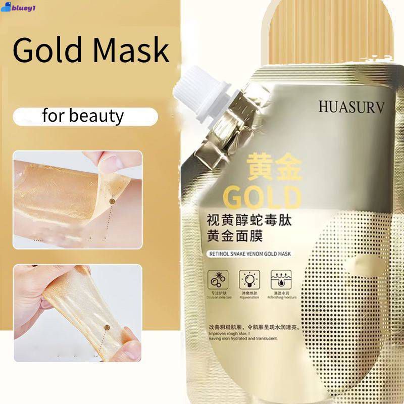 Huasurv Simu 24k Gold Mask 100g Blackheads Removed Acne Oil Absorbent