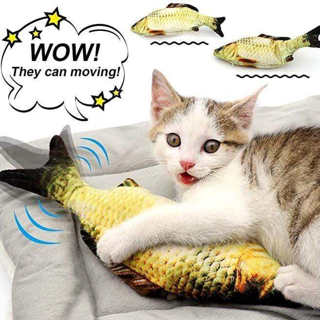 Cat toys Fish Pet Toys For Kitten Bite Chew Scratch Cats Supplies