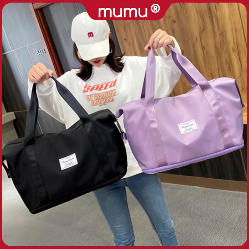 Mumu 3042 Large Capacity Folding Bag Travel Bags Tote With Zipper