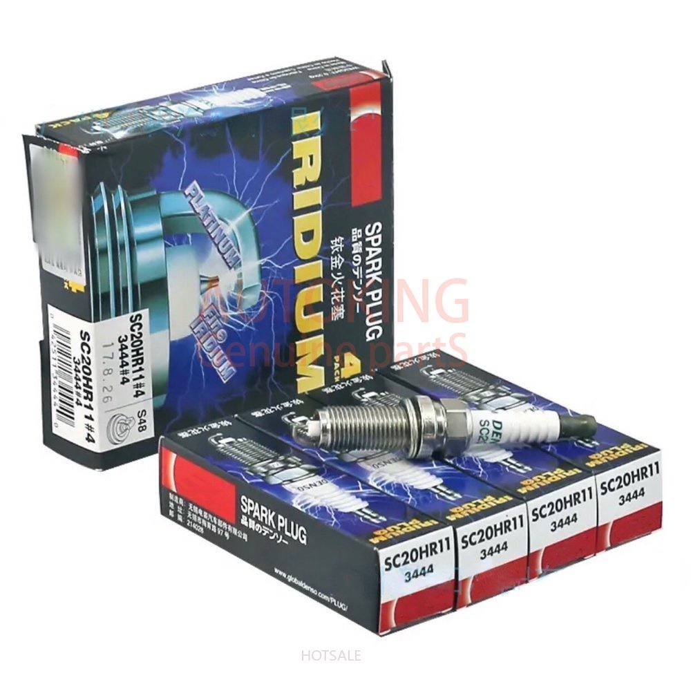 4Pcs Denso SC20HR11 Iridium Spark Plug for Toyota Vios Altis Rush Wish ...