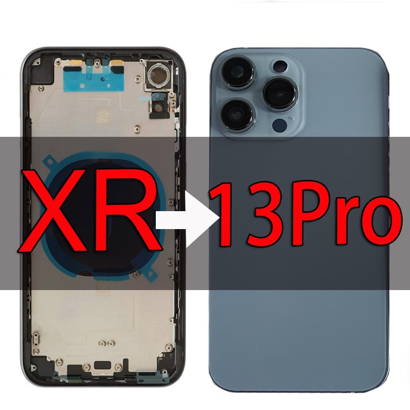 Diy For Phone XR housing like to 13 Chassis,XR Convert to 13pro