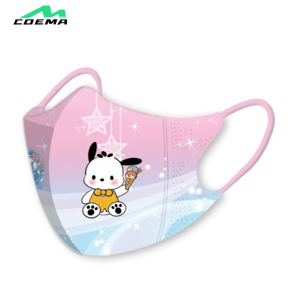 Hello kitty face mask kids 3d mask cute cartoon disposable summer