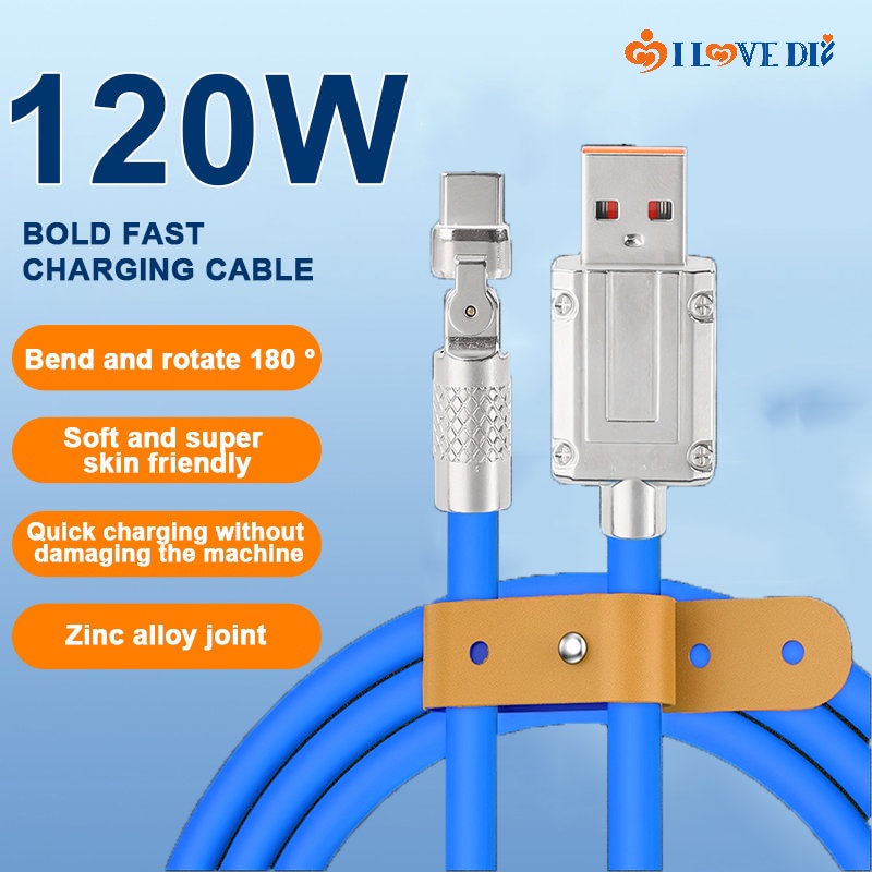 M M W Type C Superfast Charging Cable With Swivel Head Universal